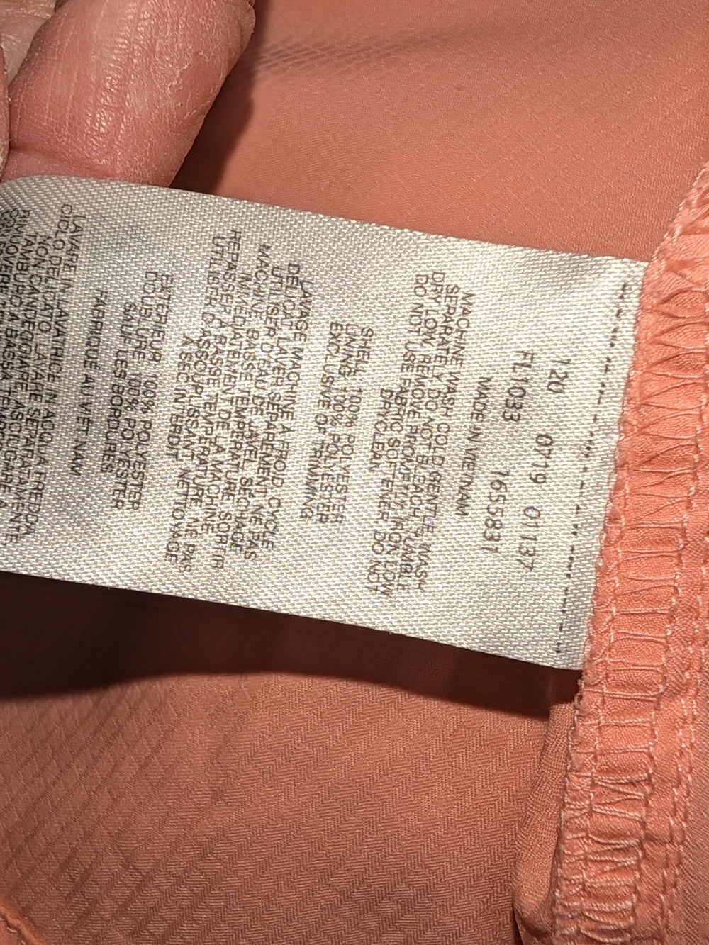 Columbia Women’s Long-Sleeve Sun Shirt - Peach - Picture 13 of 13